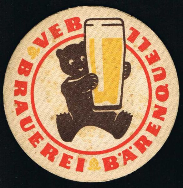 bärenquell berlin brauerei bierdeckel