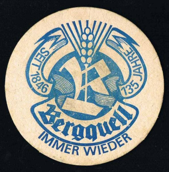 bergquell brewery ddr coaster