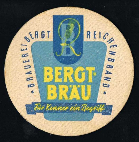 bergt brauerei ddr bierdeckel