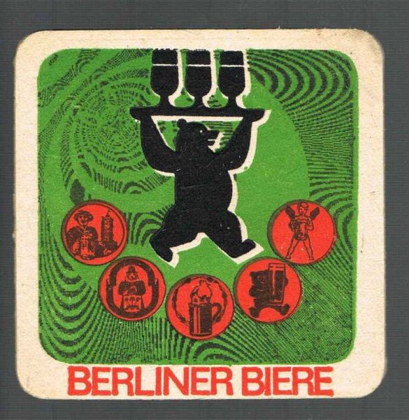 berliner brauerei ddr bierdeckel