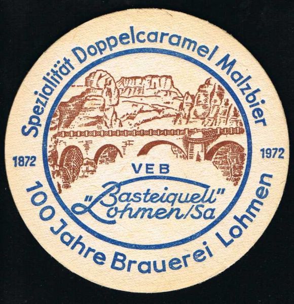 lohmen brauerei ddr bierdeckel