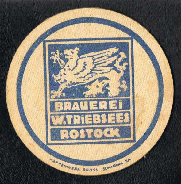 triebsees brauerei ddr bierdeckel