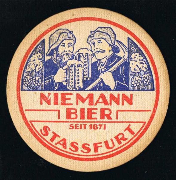niemann brauerei ddr bierdeckel