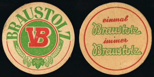 braustolz brauerei ddr bierdeckel