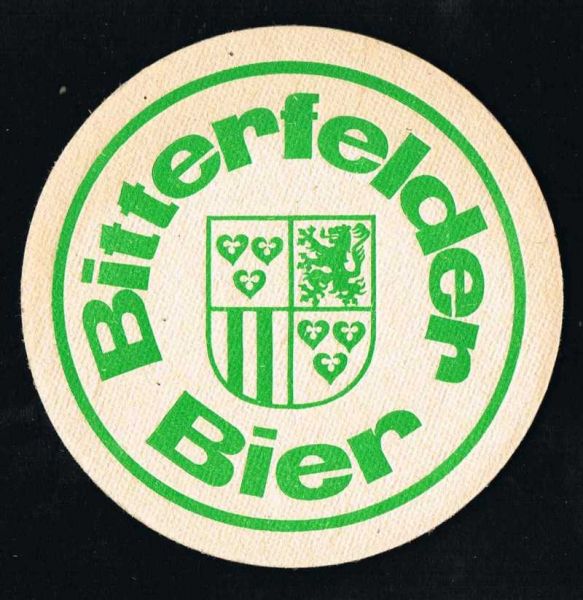 bitterfelder brauerei ddr bierdeckel