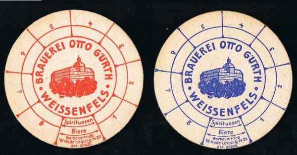 otto guerth brewery ddr coaster