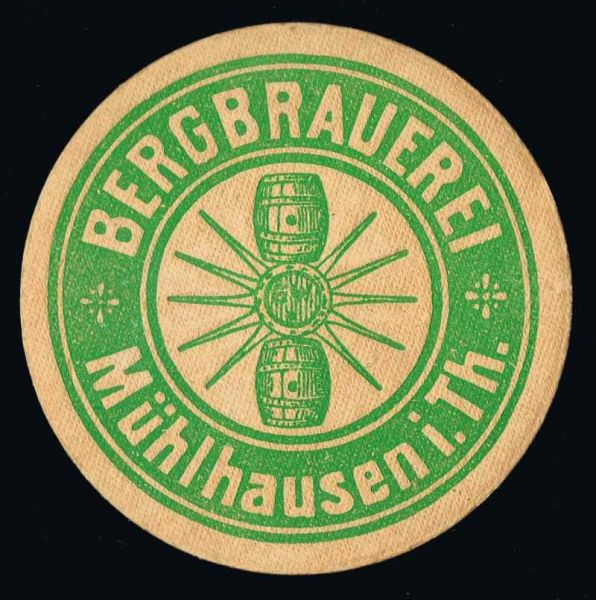 bergbrauerei muehlhausen brauerei ddr bierdeckel