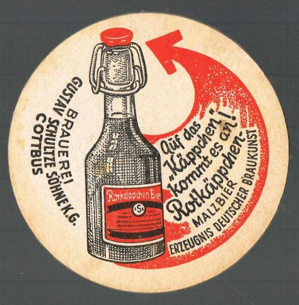 gustav schultze brauerei ddr bierdeckel