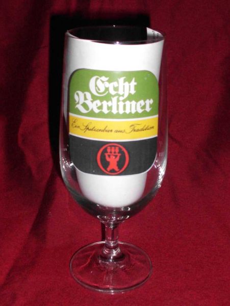Berliner beer glass