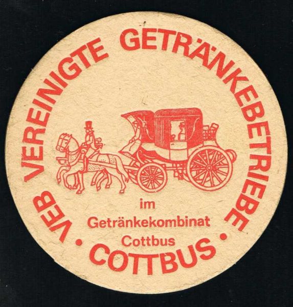 cottbus brauerei ddr bierdeckel