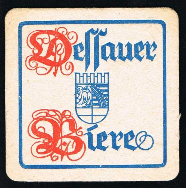 dessau brauerei ddr bierdeckel
