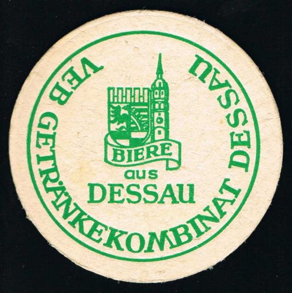 dessau brauerei ddr bierdeckel