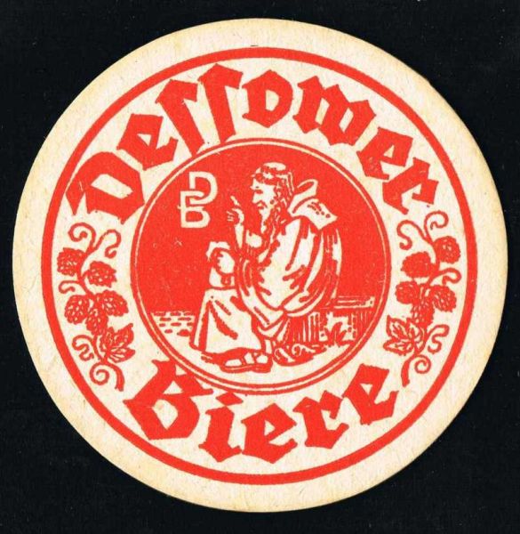 dessower brauerei ddr bierdeckel