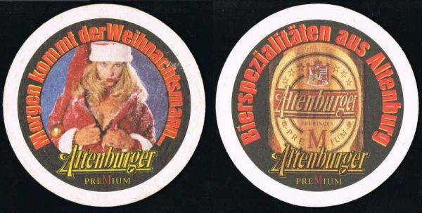 altenburger brewery coaster