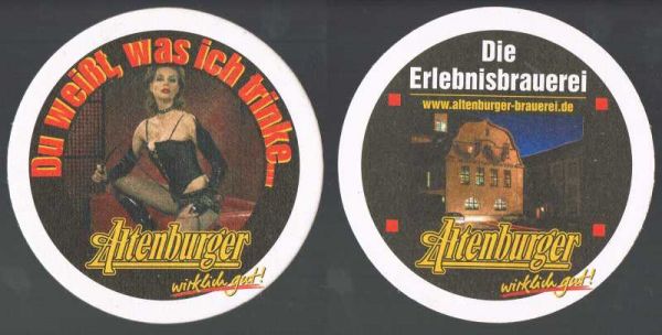 altenburger brewery coaster