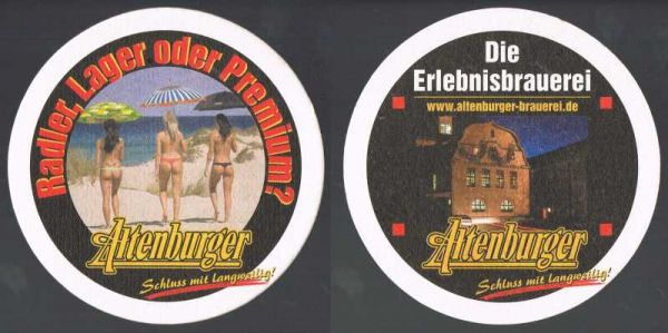 altenburger brewery coaster
