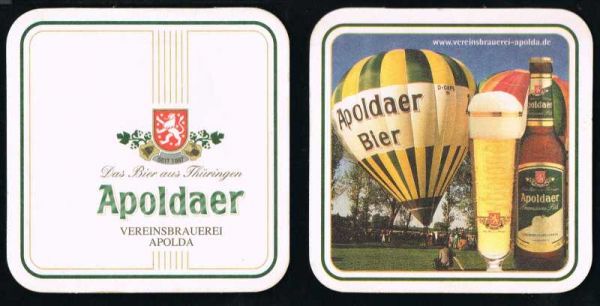 apolda brauerei bierdeckel