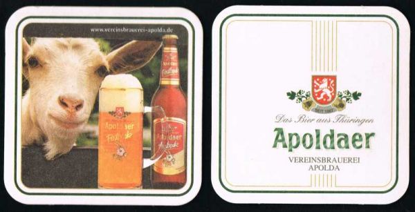apolda brauerei bierdeckel