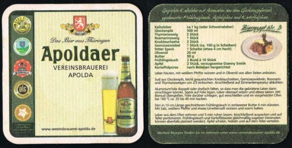 Apoldaer Bierdeckel