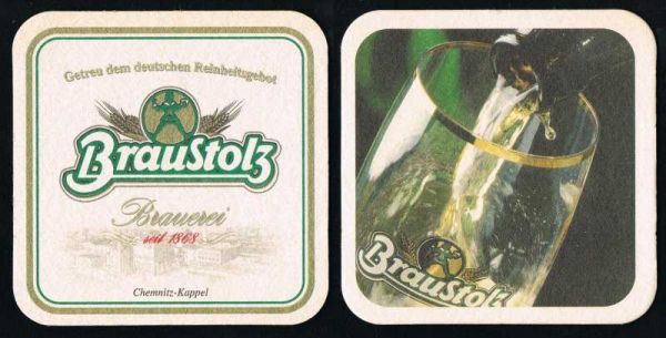 braustolz brauerei bierdeckel
