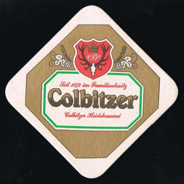 colbitz brewery coaster