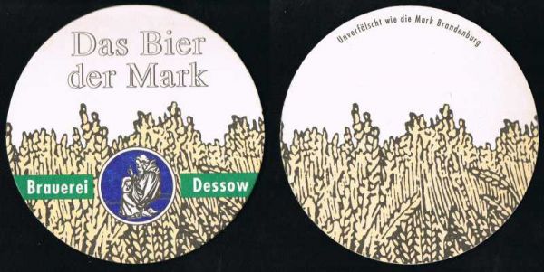 dessow brewery coaster