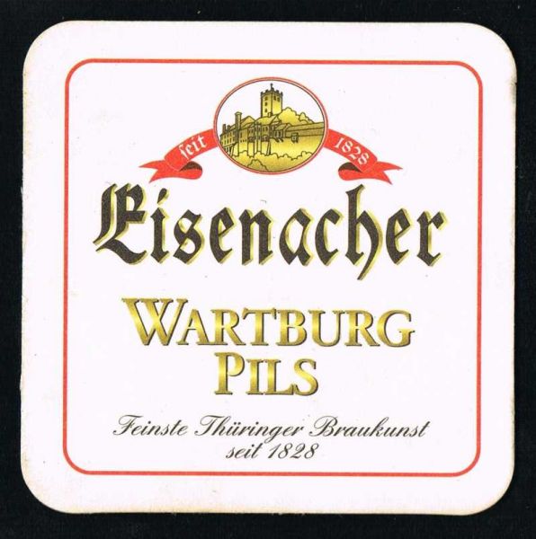 eisenacher brauerei bierdeckel