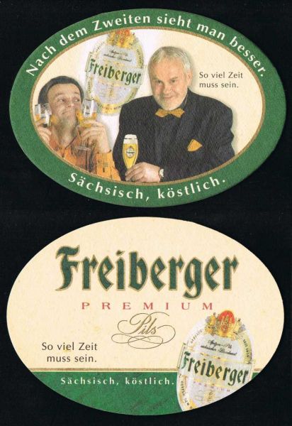 freiberger brewery coaster