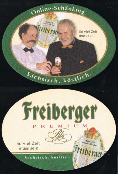 freiberger brewery coaster