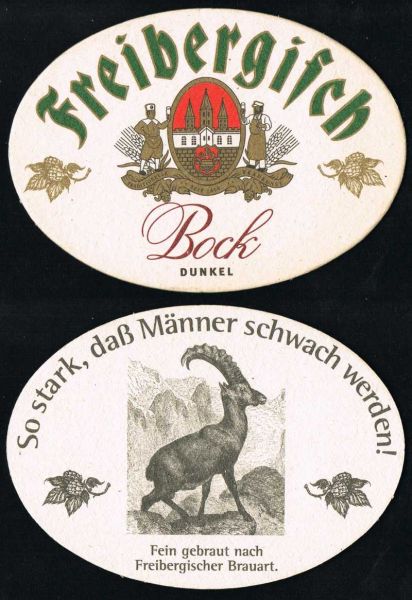 freiberger brewery coaster