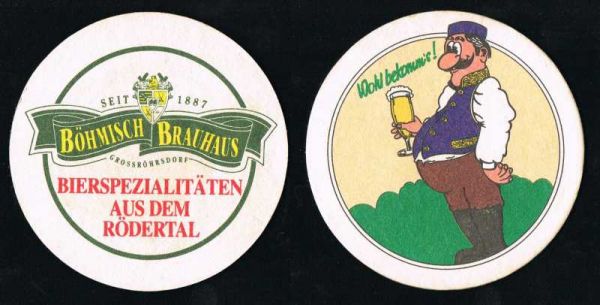 böhmisch brewery großröhrsdorf coaster