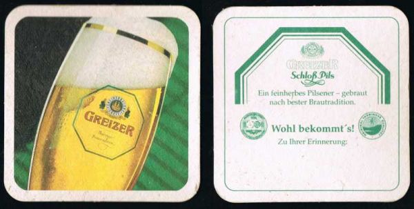 greiz brauerei bierdeckel