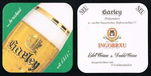 garley brewery coaster