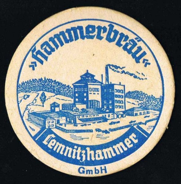 hammerbräu lemnitzhammer brauerei bierdeckel