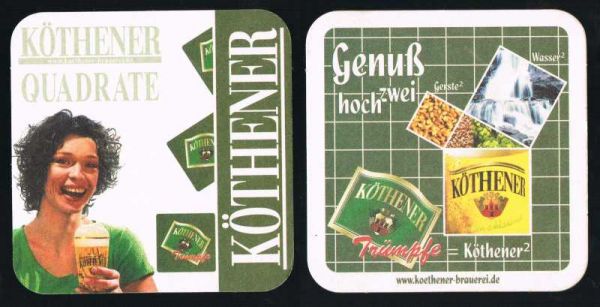 köthener brewery coaster