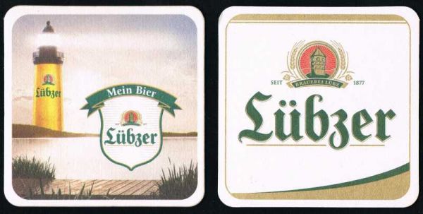 lübz brewery coaster
