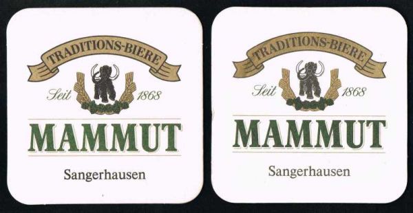 mammut brewery coaster