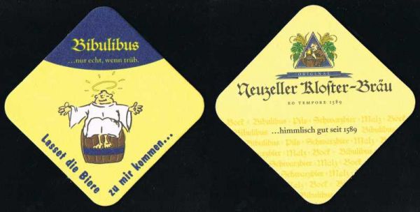 klosterbrauerei neuzelle brewery coaster