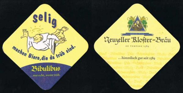 klosterbrauerei neuzelle brewery coaster