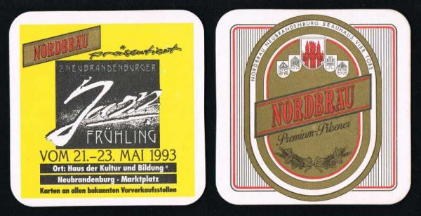 neubrandenburger brauerei bierdeckel