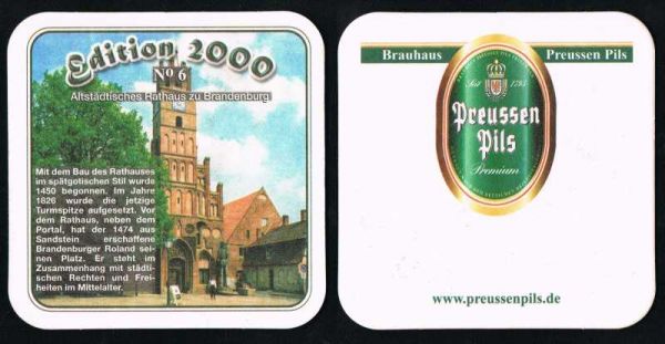 Preussen Bierdeckel
