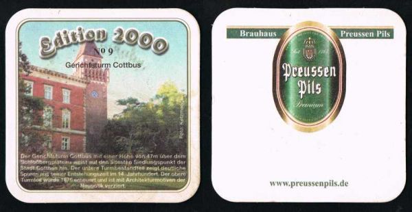 Preussen Bierdeckel