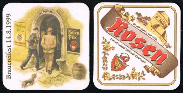 Rosenbräu coaster