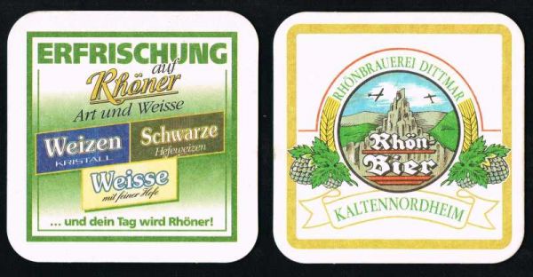 Rhönbrauerei Bierdeckel