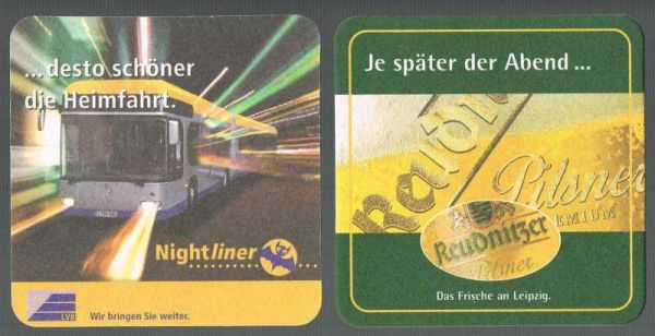 reudnitzer brewery coaster