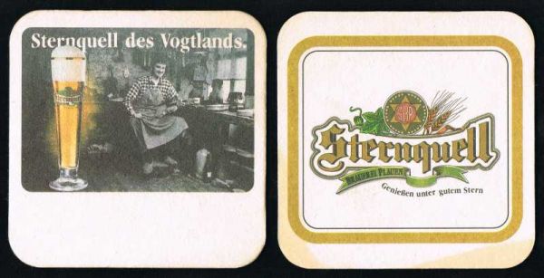 sternquell brewery plauen coaster