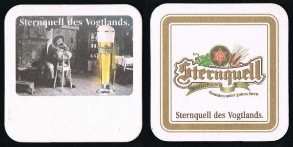 sternquell brewery plauen coaster