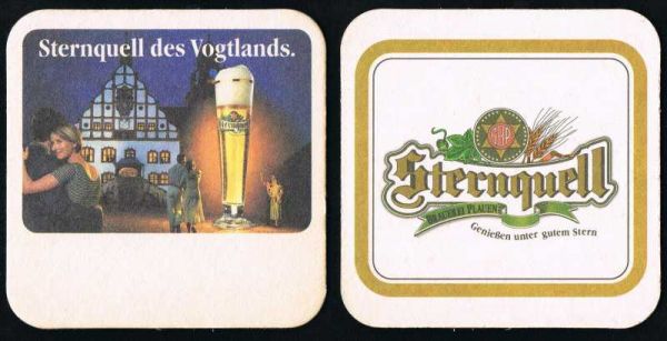 sternquell plauen brewery ddr coaster