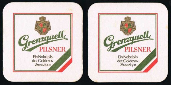 grenzquell brewery coaster