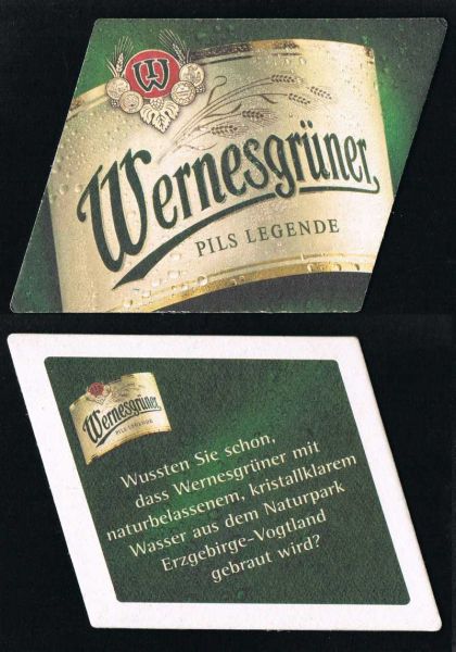 Wernesgrün Bierdeckel